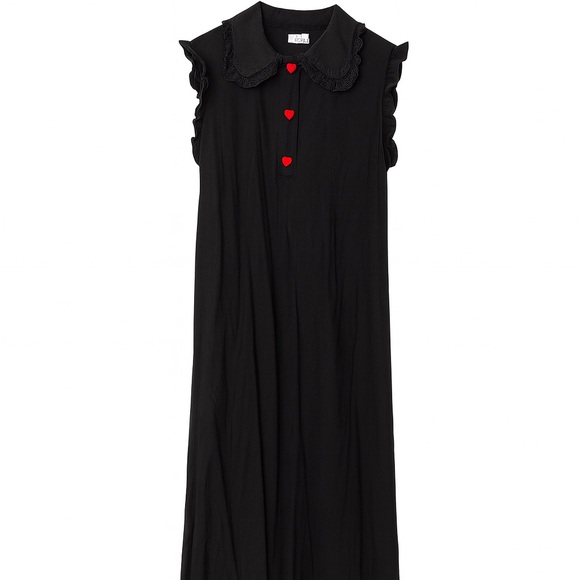 Moschino Dresses & Skirts - Moschino Black Dress with Red Heart Detail